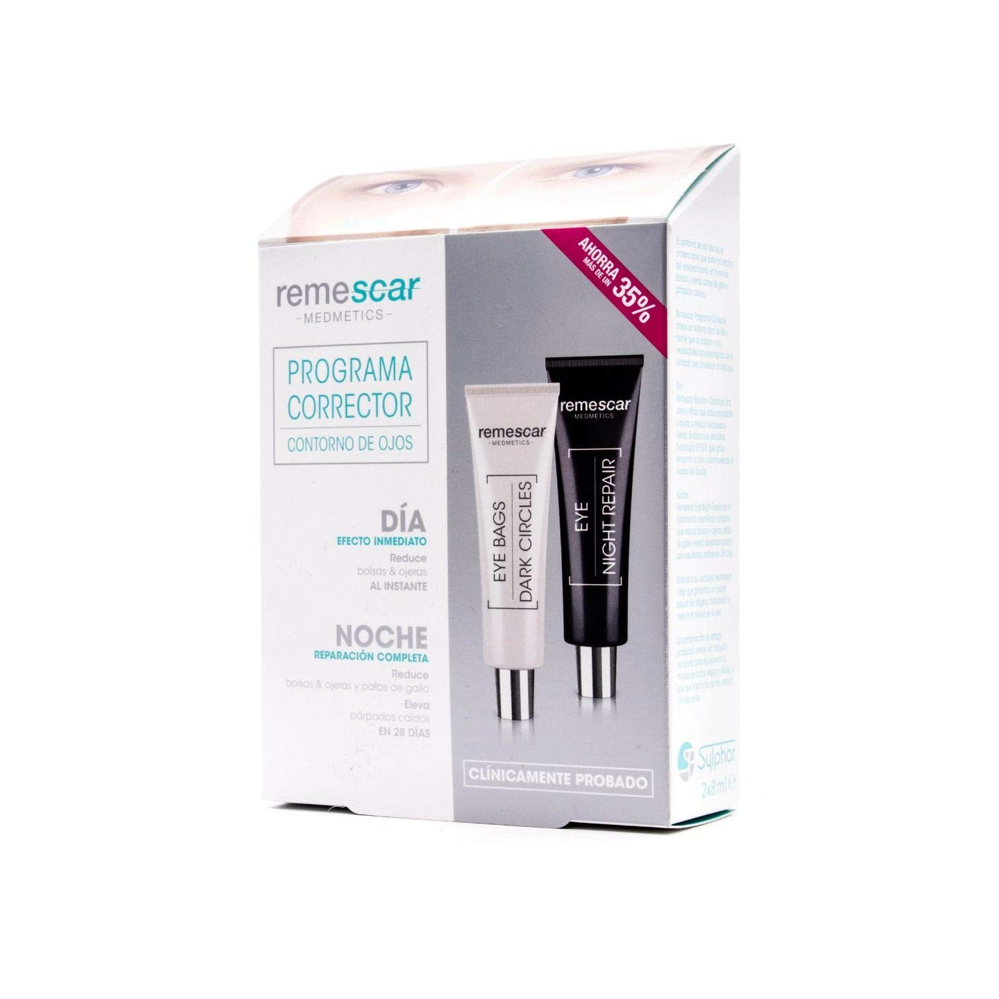 Remescar Corrector Contorno de Ojos Día y Noche 2x8 ml