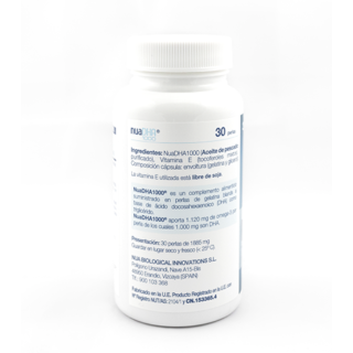Nua DHA 1000 30 perlas - Omega 3 | STG Farma