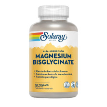 Solaray Bisglicinato de Magnesio 120 cápsulas