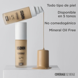 Isdin Coverage SPF50+ Color 2 Beige 30g - Base de maquillaje | STG Farma