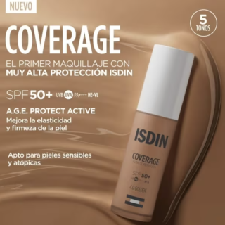 Isdin Coverage SPF50+ Color 5 Bronze 30g - Maquillaje | STG Farma