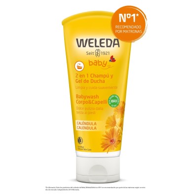 Champú gel de ducha infantil 200 ml Weleda