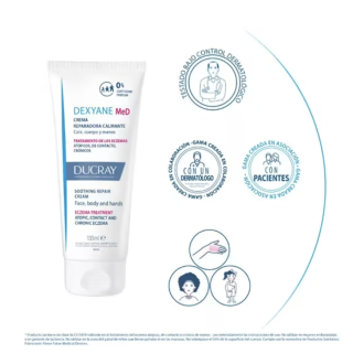 Ducray Dexyane MeD Crema 100 ml - Hidratación corporal | STG Farma