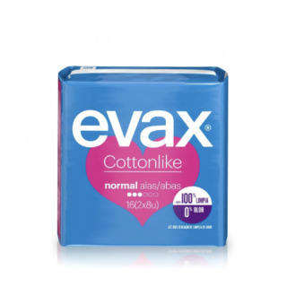 Evax Cottonlike Normal con Alas 16 compresas