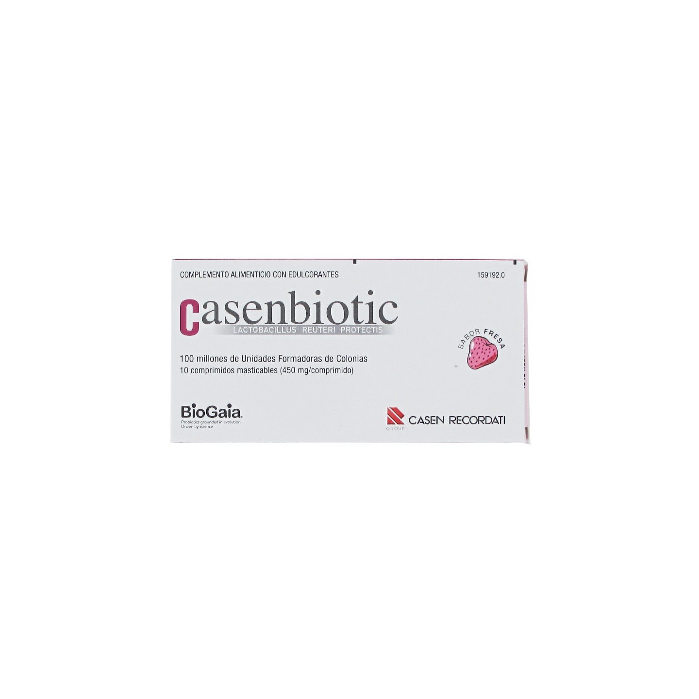 Casenbiotic 10 comprimidos sabor fresa