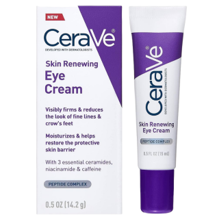 CeraVe Skin Renewing Contorno de Ojos 15 ml - Contorno de ojos con cafeína | STG Farma