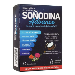 Soñodina Melatonina Bicapa 60 comprimidos