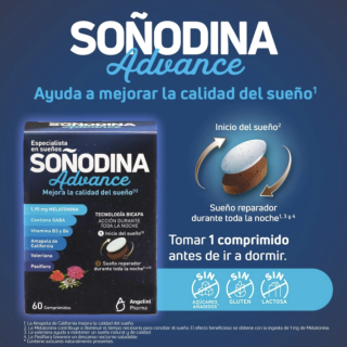 Soñodina Bicapa 60 comprimidos - Sueño | STG Farma