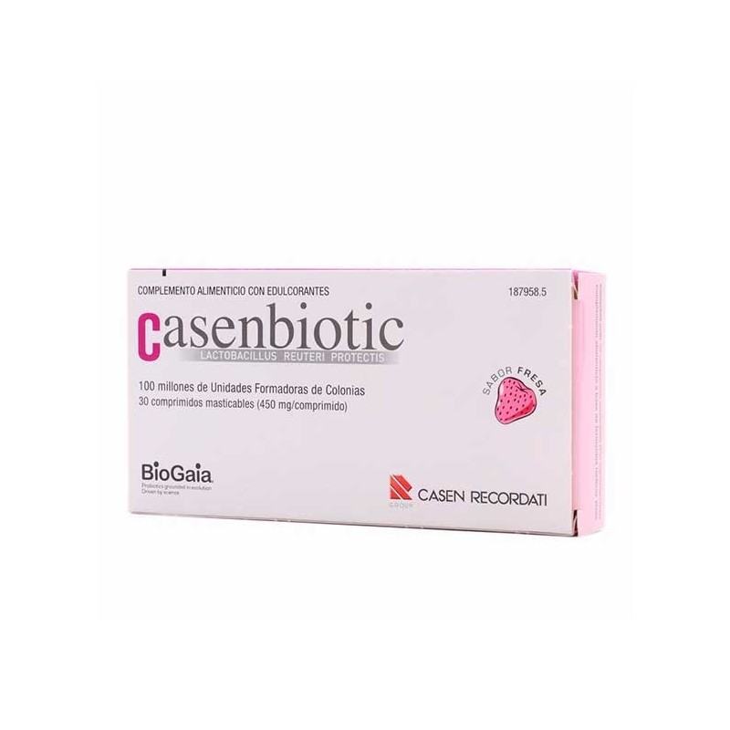 Casenbiotic 30 comprimidos sabor fresa