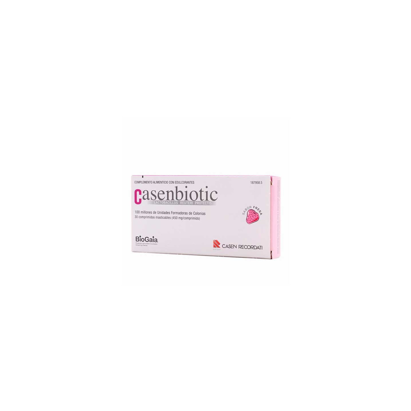 Casenbiotic 30 comprimidos sabor fresa