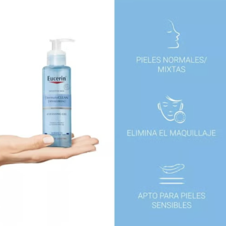Eucerin DermatoClean Gel Limpiador 200 ml - Limpiadores faciales para piel mixta | STG Farma