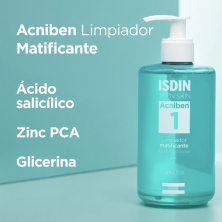 Isdin Acniben Gel Limpiador Matificante 400 ml