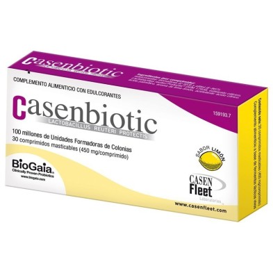 Casenbiotic 30 comprimidos sabor limón