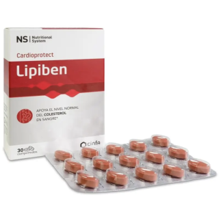 Lipiben NS Cardioprotect 30 comprimidos - Nutrición | STG Farma