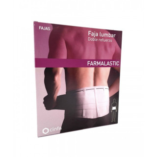 Farmalastic Faja Lumbar Doble Refuerzo T1 - Botiquín y ortopedia | STG Farma