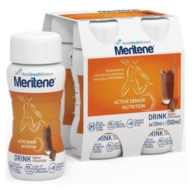 Meritene Fuerza y Vitalidad DRINK chocolate pack 4