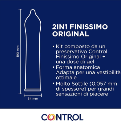 Control Finissimo 2in1 6 unidades