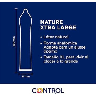 Control Nature XL 12 unidades - Preservativos Talla XL | STG Farma