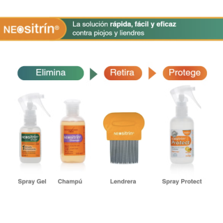 Neositrín Spray Gel Piojos 100 ml - Piojos | STG Farma