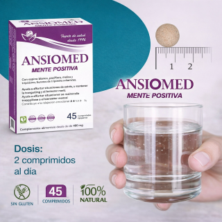 Ansiomed Mente Positiva 45 comprimidos - Cansancio | STG Farma