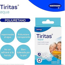 Tiritas Aqua Transparentes 20 unidades
