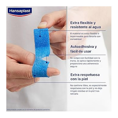 Hansaplast Venda Cohesiva Para Dedos 5m x 2,5 cm