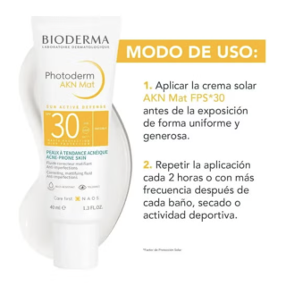 Bioderma Photoderm Akn Mat SPF30 40 ml - Solares | STG Farma