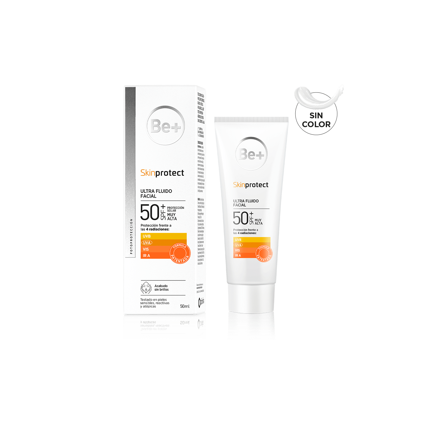 Be+ Skin Protect Ultra Fluido Facial SPF50 50ml