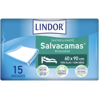 Lindor Empapadores con Alas 60x90 15 unidades