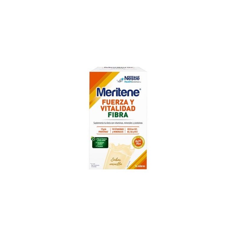 Meritene Fibra batido 14 sobres 35 g sabor vainilla