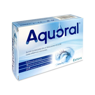 Aquoral 20 Monodosis - Lágrimas artificiales | STG Farma