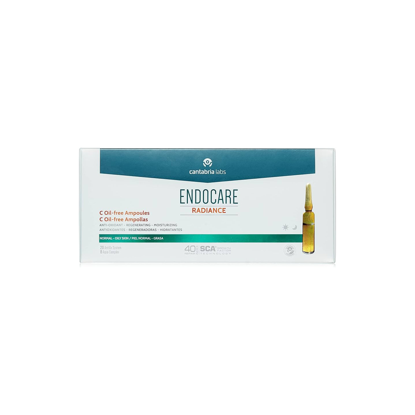 Endocare Radiance C Oil Free 30 ampollas - Mascarilla facial reafirmante | STG Farma
