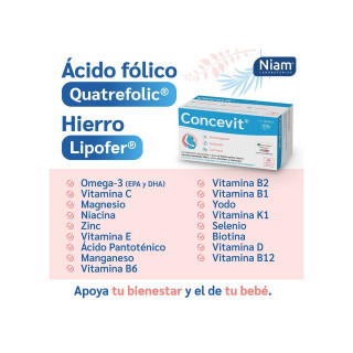 Concevit 40 cápsulas - Hormonal y salud íntima | STG Farma