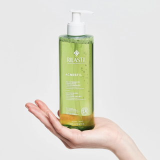 Rilastil Acnestil Gel Limpiador Imperfecciones 400 ml - Limpiadores faciales para piel con acné | STG Farma