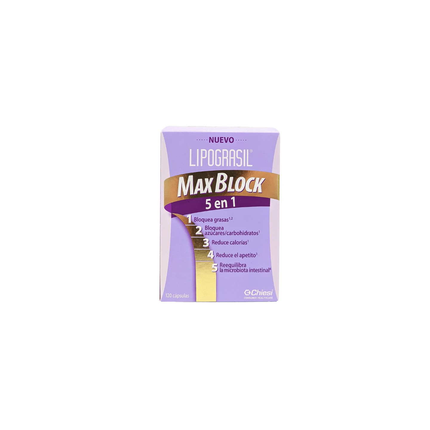 Lipograsil Max Block 5en1 120 cápsulas