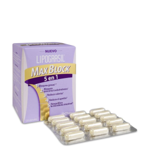 Lipograsil Max Block 5en1 120 cápsulas - Nutrición | STG Farma