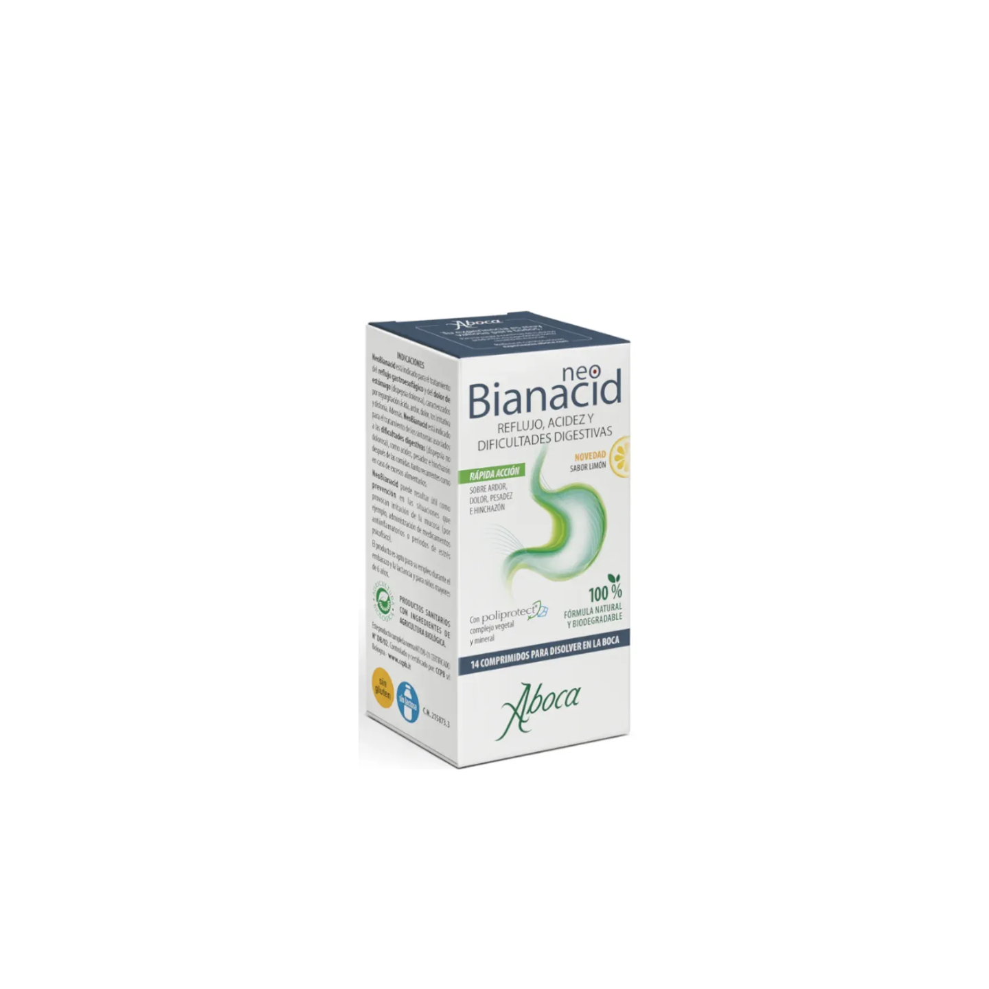 Aboca Neo Bianacid Limón 14 comprimidos