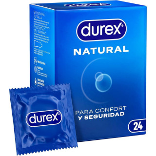 Durex Natural 24 unidades - Preservativos de Látex | STG Farma