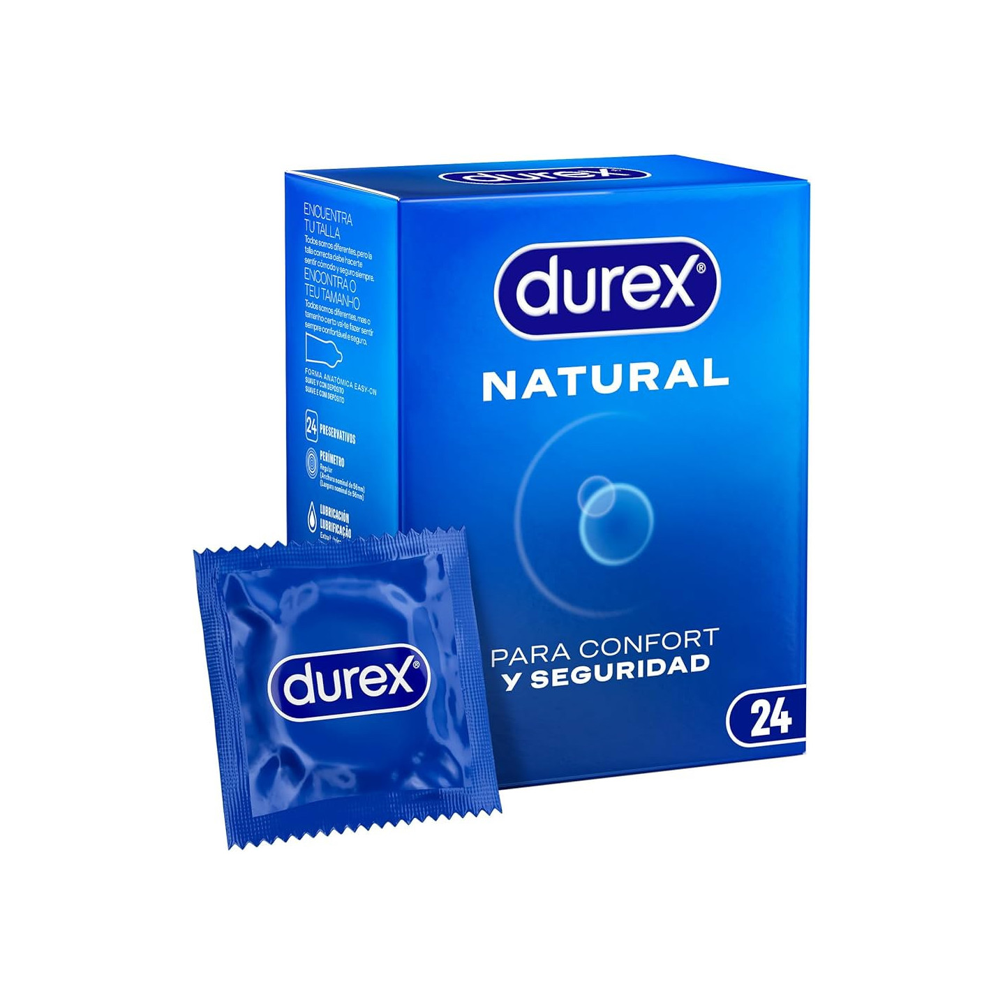 Durex Natural 24 unidades - Preservativos de Látex | STG Farma