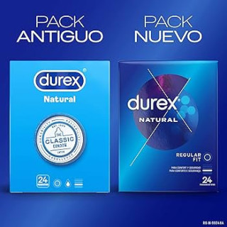 Durex Natural 24 unidades - Preservativos de Látex | STG Farma