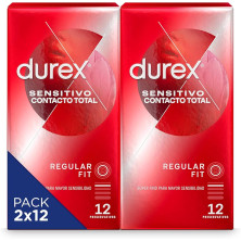 Durex Sensitivo Contacto Total Duplo 12 unidades