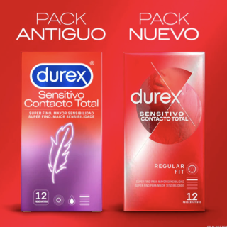 Durex Sensitivo Contacto Total Duplo 12 unidades - Preservativos Ultrafinos | STG Farma
