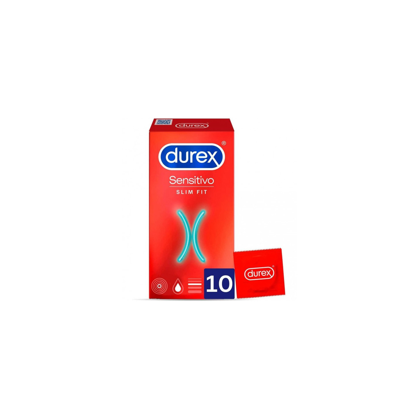 Durex Sensitivo Slim Fit 10 unidades