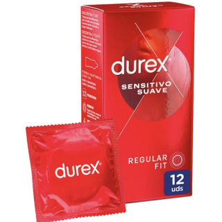 Durex Sensitivo Suave 12 unidades - Preservativos Ultrafinos | STG Farma