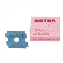 Beter Repuesto Cuchillas Cortacallos 10 unidades