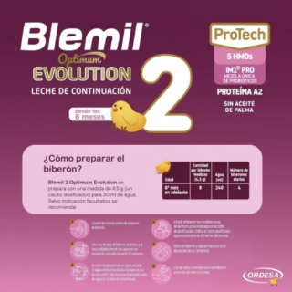 Blemil Plus Evolution 2 800 gramos