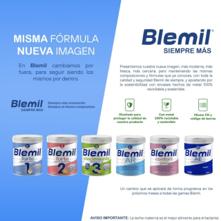 Blemil Plus 2 Forte 800g - Leches de continuación | STG Farma