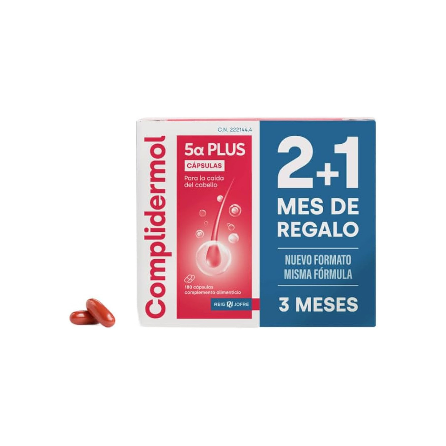 Complidermol 5 Alfa Plus 180 cápsulas