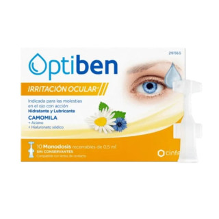 Optiben Irritación Ocular 10 Monodosis