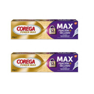 Corega Power Max Fijación Sellado Duplo 40g